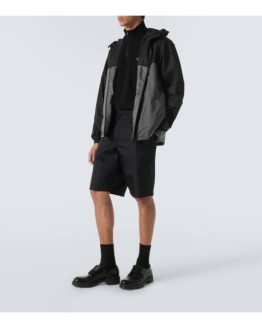Prada Jacke Aus Re-Nylon in Black für Herren