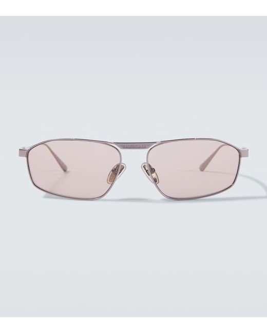 Balenciaga Pink Tag 3.0 Aviator Sunglasses for men
