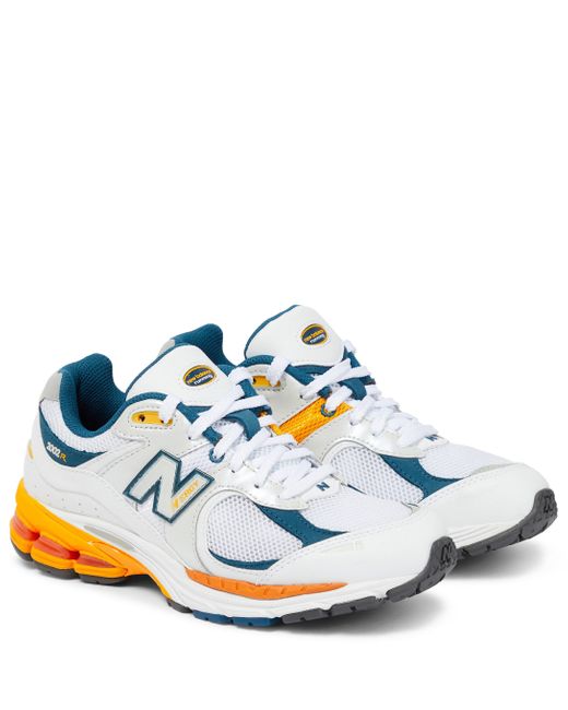 New Balance 2002r Leather Sneakers in White Lyst Canada
