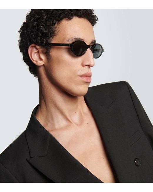 Saint Laurent Ovale Sonnenbrille Sl 751 Jeanne in Black für Herren