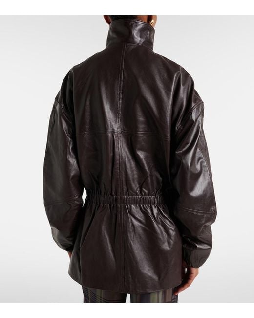 Frankie Shop Black Carnaby Leather Jacket