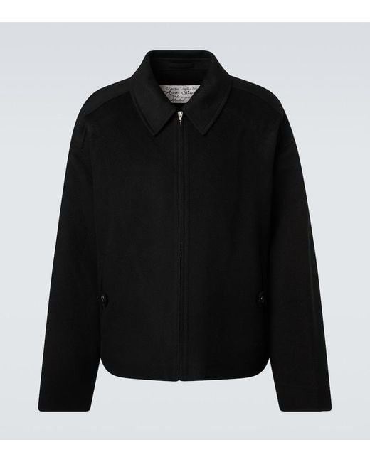 Acne Black Wool And Cashmere Jacket for men