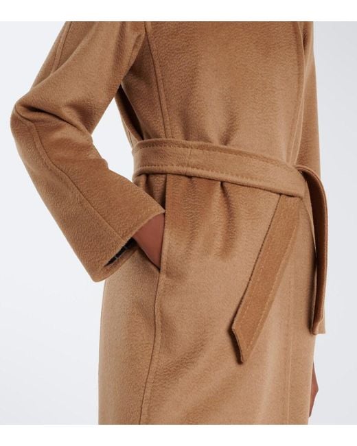 Max Mara Natural Manuela Icon Camel Hair Coat