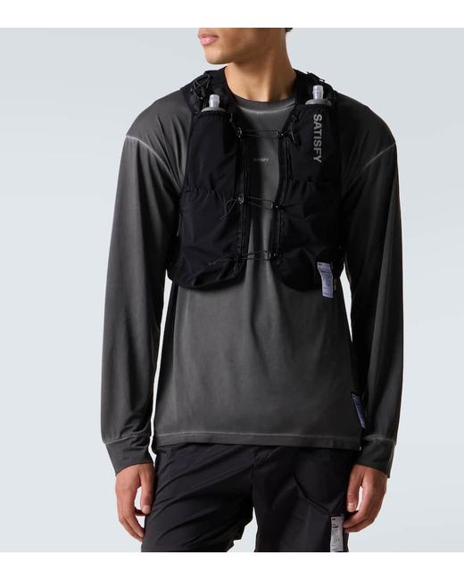 Satisfy Black X Hydrapak Vest And Flasks Set for men