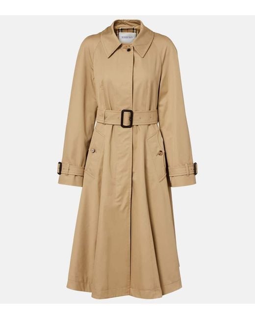 Burberry Natural Cotton Trench Coat