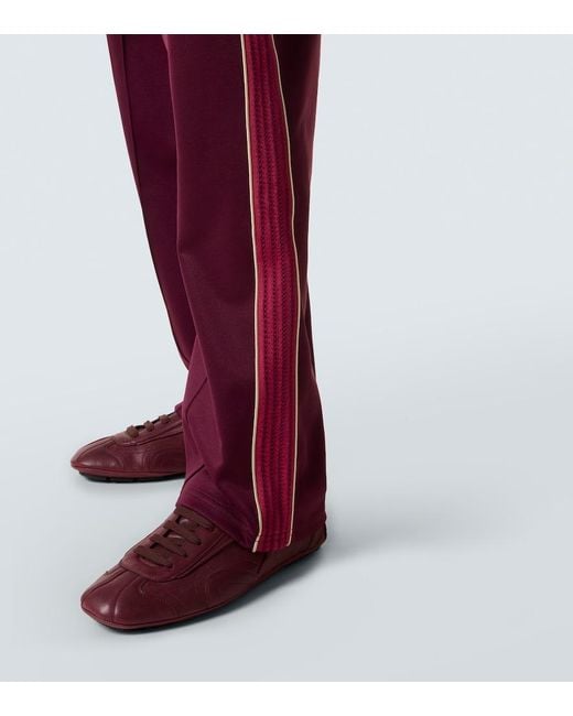Wales Bonner Red Essence Jersey Track Pants for men