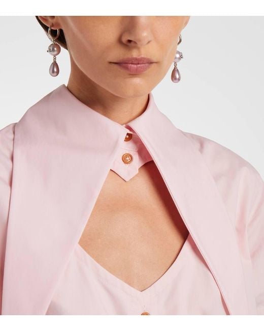 Orecchini Martha Orb Con Perle Bijoux di Vivienne Westwood in White