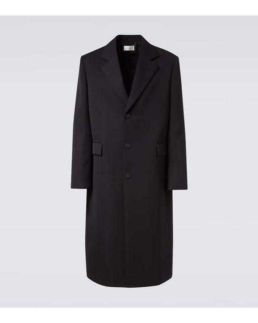 The Row Mantel Compa Aus Schurwolle in Black für Herren
