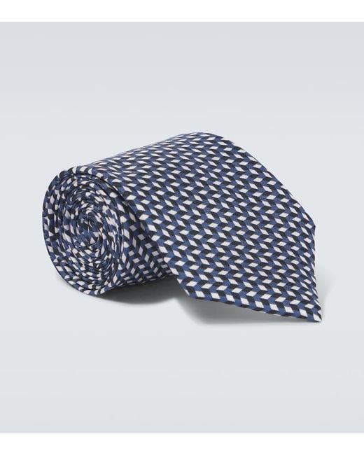 Cravatta di Giorgio Armani in Blue da Uomo