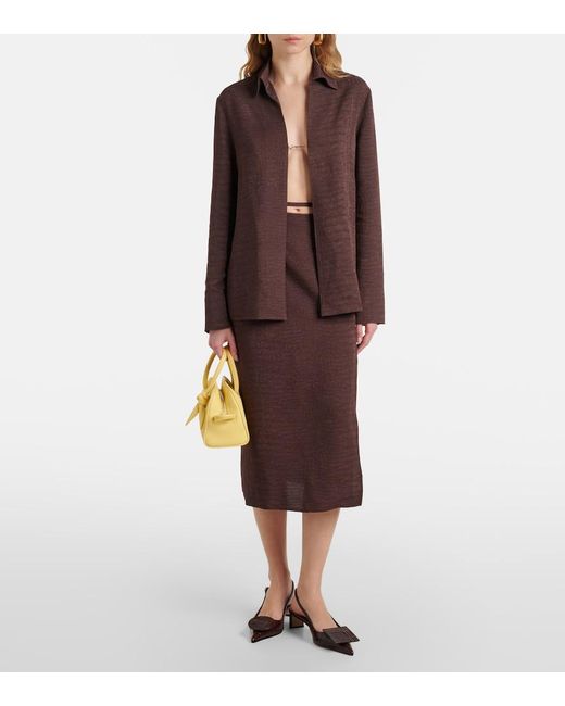 Jacquemus Brown Notte Top
