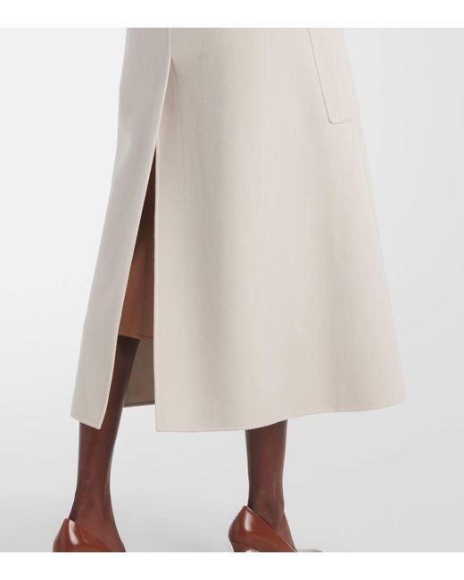 Manteau Cache-Cour Paolore En Laine Max Mara en coloris Natural