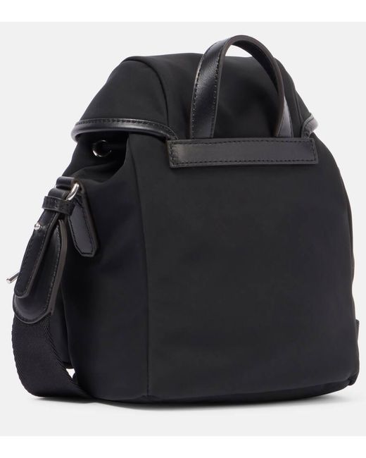 Borsa A Tracolla Trick Mini Con Pelle di Moncler in Black