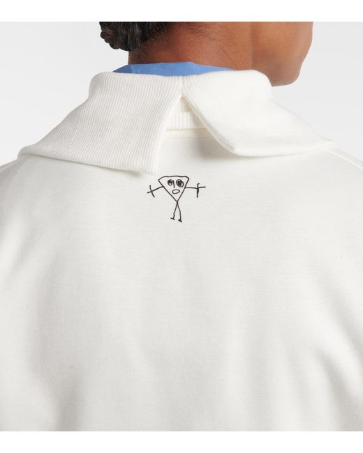 Jersey En Mezcla De Algodon Plan C de color White