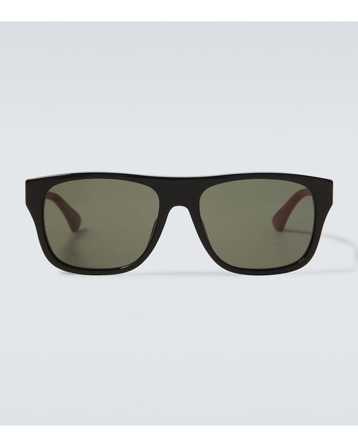 Gucci Brown Square Sunglasses for men