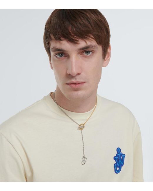 J.W. Anderson White Pendant Necklace for men