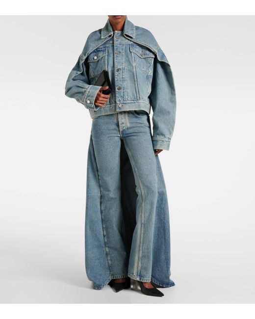 Jean Paul Gaultier Blue X Shayne Oliver Oversized Denim Jacket