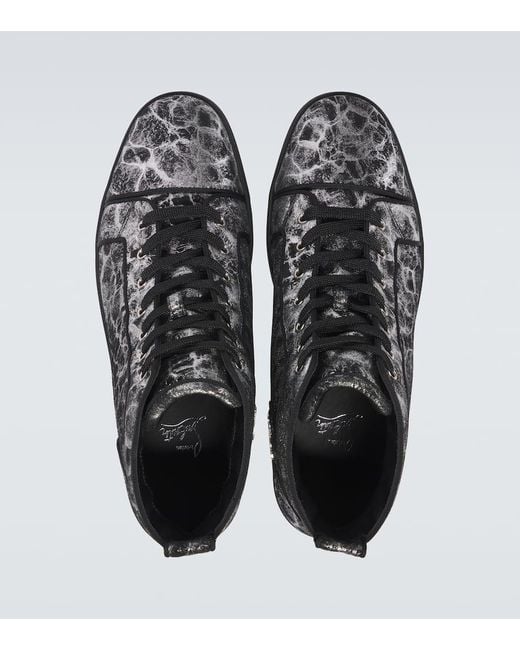 Sneakers Louis di Christian Louboutin in Black da Uomo