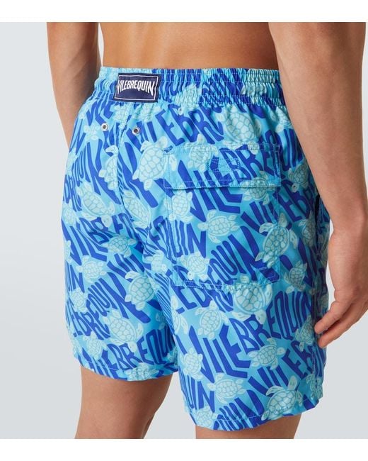 Banador Estampado Vilebrequin de hombre de color Blue