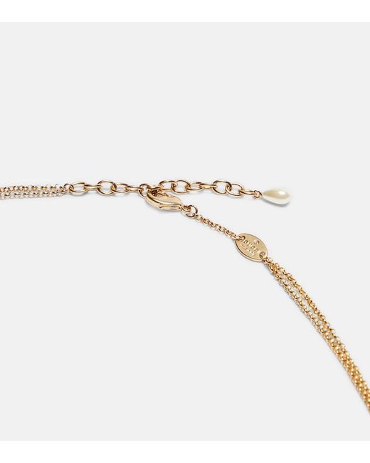 Collier Blondie Interlocking G Gucci en coloris Metallic