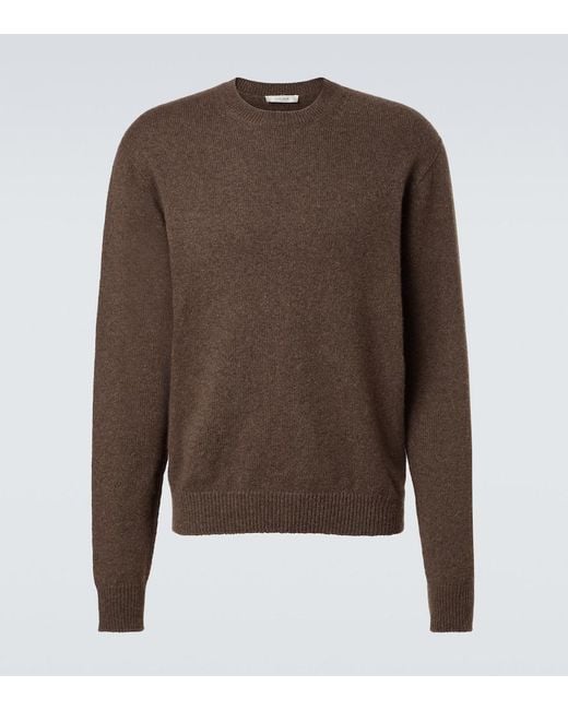 The Row Brown Varly Cashmere Sweater for men