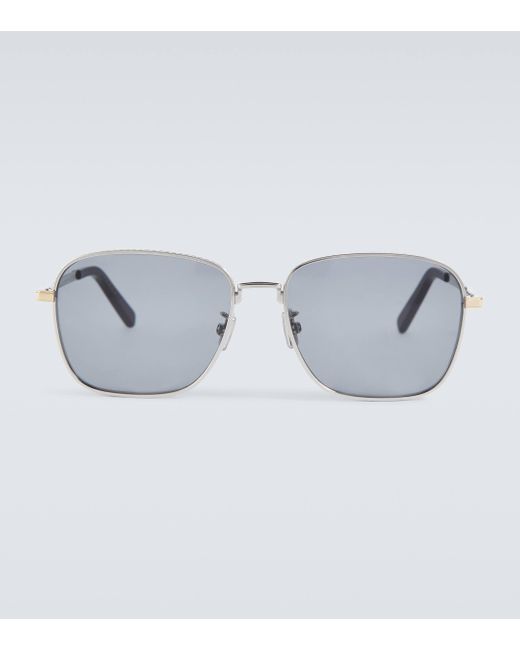 Dior Blue Cd Diamond S4u Convertible Aviator Sunglasses for men