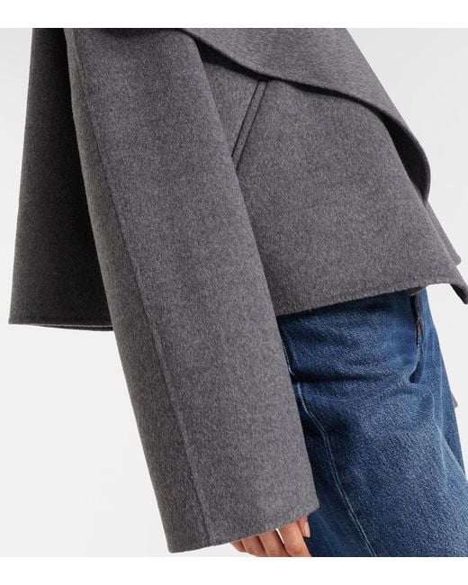 Totême Gray Signature Wool Jacket