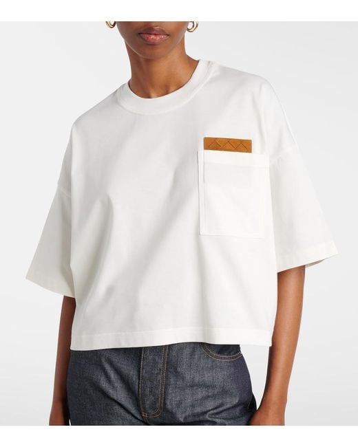 Bottega Veneta White T-Shirt With Pocket