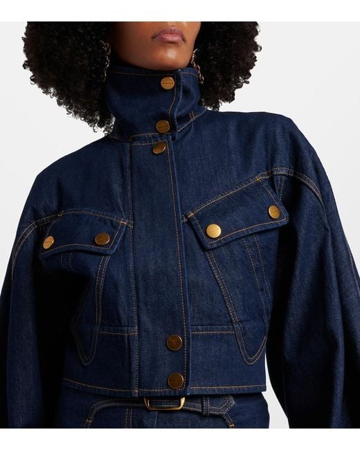 Zimmermann Blue Luna Denim Jacket