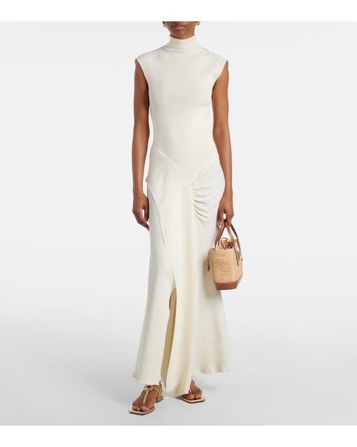 Roger Vivier White Viv' By The Sea Leather Thong Sandals
