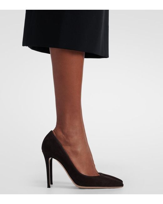 Gianvito Rossi Black Gianvito Suede Pumps