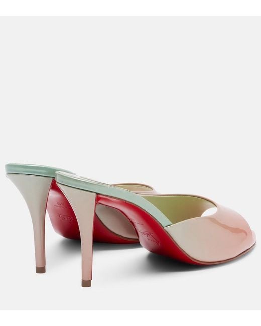 Christian Louboutin Pink Miss Z Leather Sandals