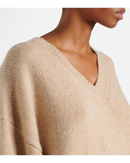 Nili Lotan Natural Shagan Cashmere Sweater