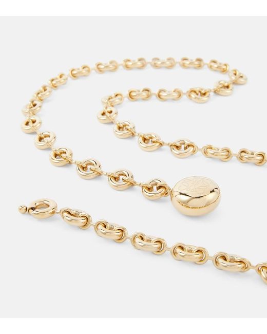 Loewe Metallic Donut Chain Belt