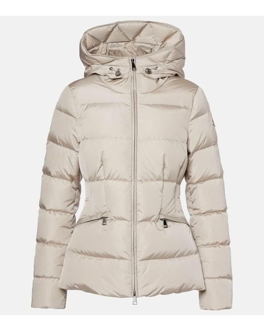 Moncler Natural Avoce Hooded Down Jacket