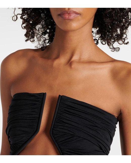 Rick Owens Black Jersey Bustier