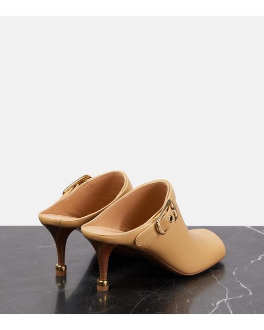 Chloé Brown Andrea Mule Shoes