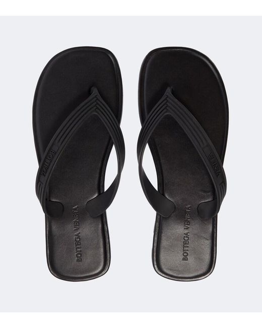 Bottega Veneta Blue Sampieri Thong Sandals for men