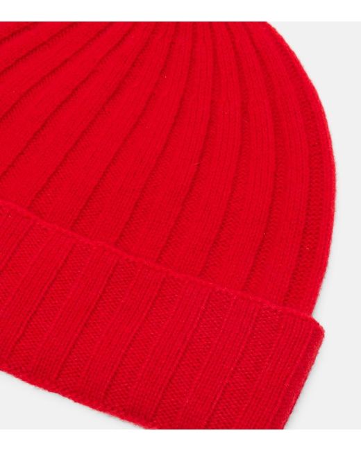 Totême  Red Cashmere Beanie
