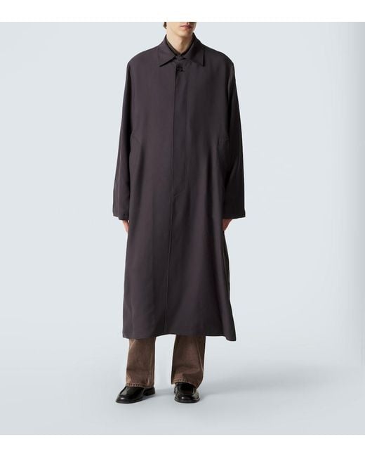 Our Legacy Purple Oversized Coat for men