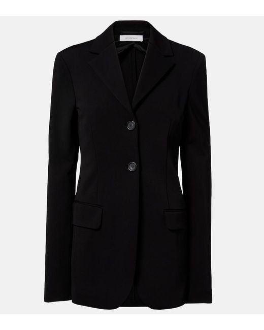 Sportmax Black Single-Breasted Blazer