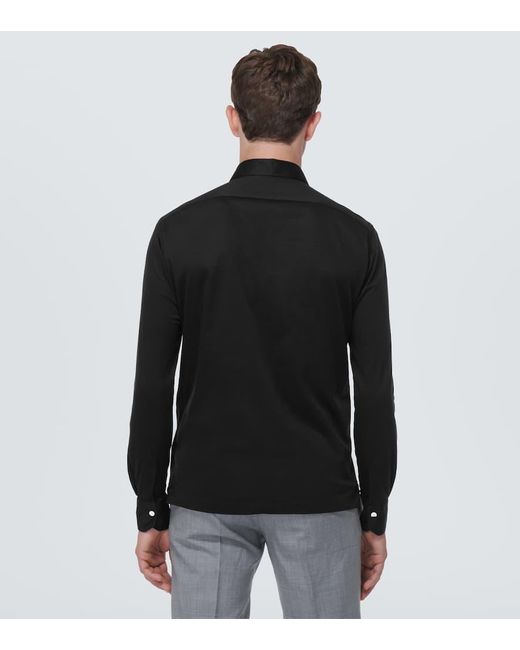 Polo di Kiton in Black da Uomo