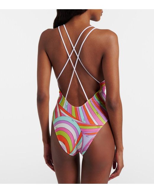 Emilio Pucci Red Iride Swimsuit