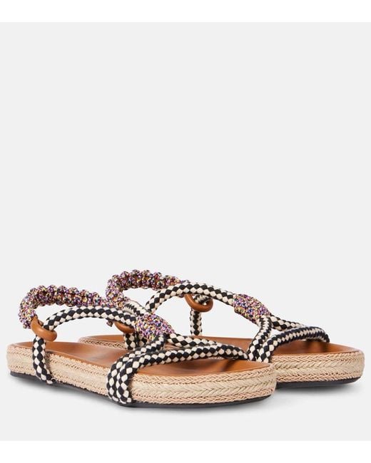 Espadrillas Waltee Con Finiture di Isabel Marant in Brown