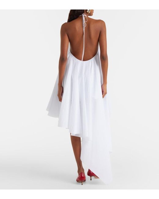 Vestido Mini Triangle Jacquemus de color White