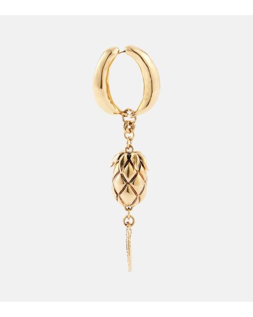 Chloé Metallic Fruits Drop Earrings
