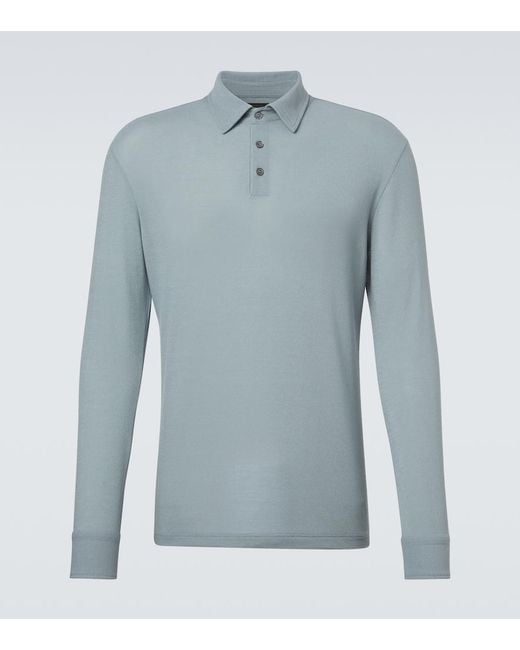 Polo De Algodon Slowear de hombre de color Blue