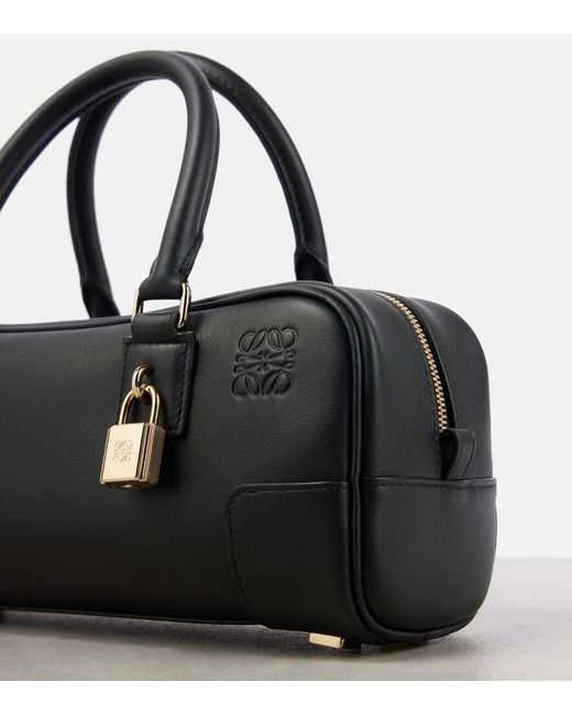 Loewe Black Amazona 23 Leather Tote Bag
