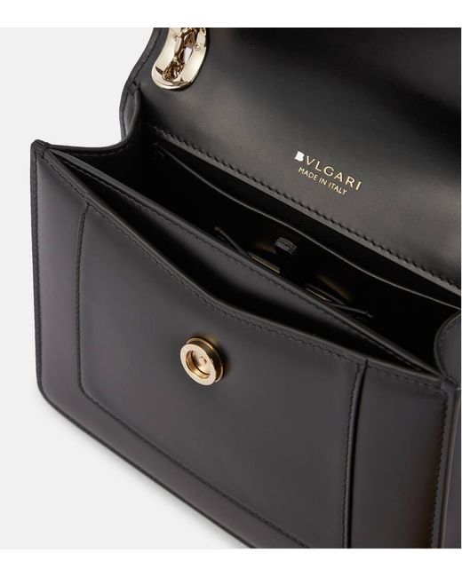 Borsa A Spalla Serpenti Forever Day-To-Night Small di BVLGARI in Black