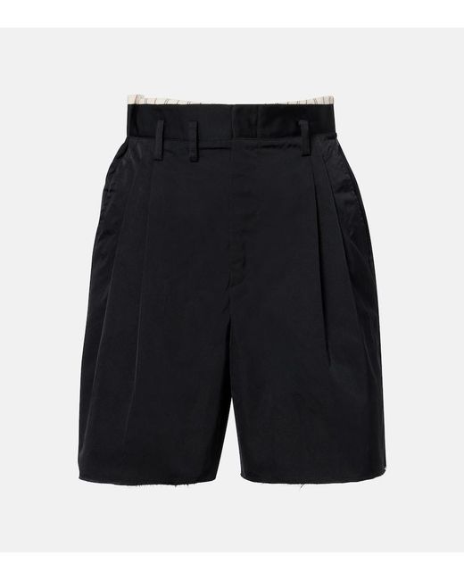 Maison Margiela Black Distressed Shorts