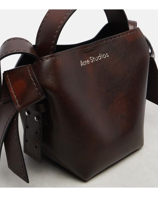 Acne Black Crossbody Bag Musubi Small Aus Leder